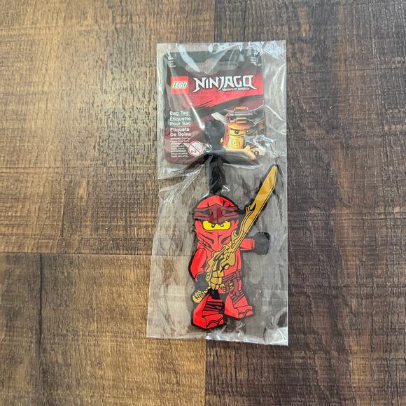 LEGO Ninjago Bag Tag Set of 2 – Lloyd & Kai Minifigure Luggage Tags - Picture 2 of 6